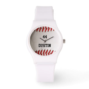 Relógio Baseball com número personalizável