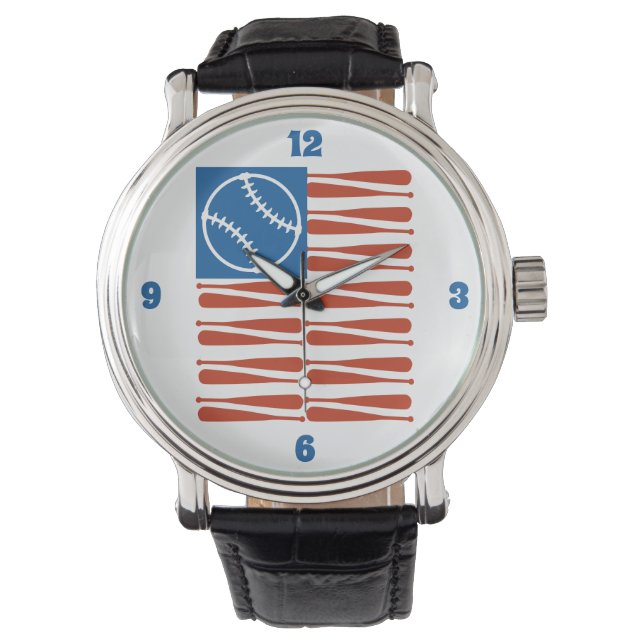 Relógio Baseball Flag Watch (Frente)