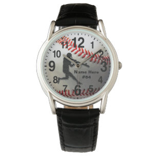 Relógio Baseball personalizado Legal para Caras