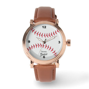 Relógio Baseball Personalizado Name Watch