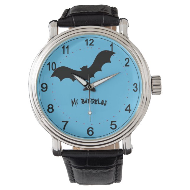 Relógio Batman história em quadrinhos motif reloj Watch (Frente)