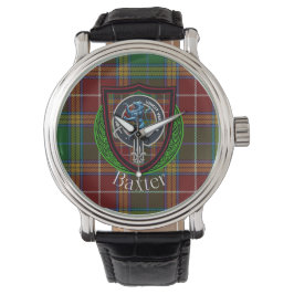 Relógio Baxter Scottish Clan Tartan & Crest