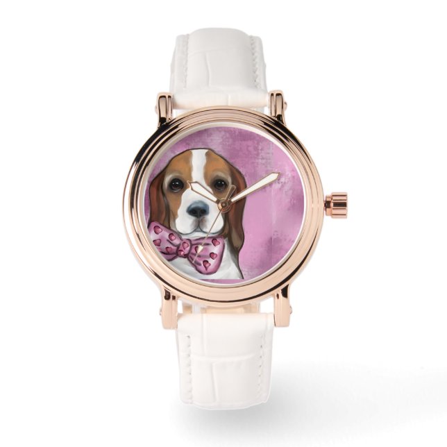 RELÓGIO BEAGLE DE SÃO VALENTIM (Frente)