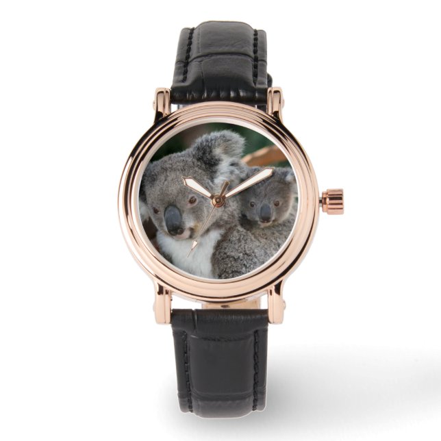 Relógio Bebês Mais Pobres | Koala e Joey (Frente)