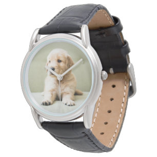Relógio Bebês Mais Pobres Ouro Retriever Puppy