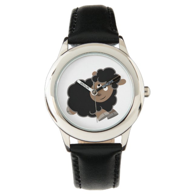Relógio Bela Cartoon Mischieveon Sheep Watch (Frente)
