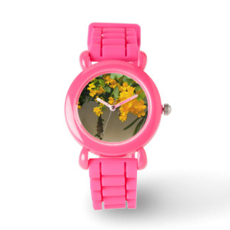 Relógio Beleza Flor de Ouro