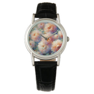 Relógio Belo Design Floral para a Nature Lovers