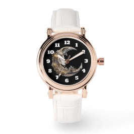 Relógio Belo rosto na lua