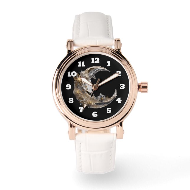 Relógio Belo rosto na lua (Frente)