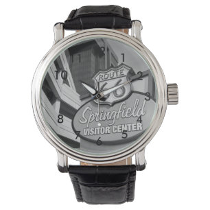 Relógio Bem-Vindo Ao Springfield Grayscale Watch