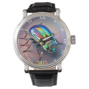 Relógio Besouro de Opal Vibrante - Fantasy Cute Vivid