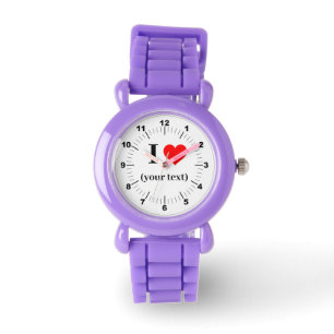 Relógio BESTSELLER! Garoto, eu ❤️ o Red Glitter Strap