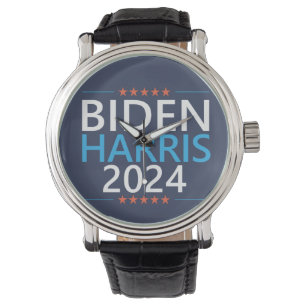 Relógio Biden Harris 2024 para a eleição do presidente d
