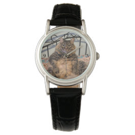 Relógio Big Huggable Cat Watch
