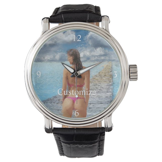 Relógio Bikini Girl Thunder_Cove (Frente)