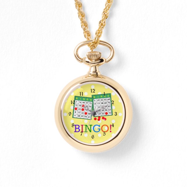Relógio Bingo! Bingo de vamos. (Frente)