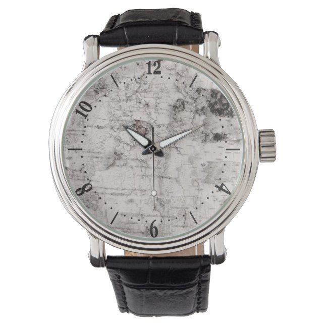 Relógio Birch bark pattern watch (Frente)
