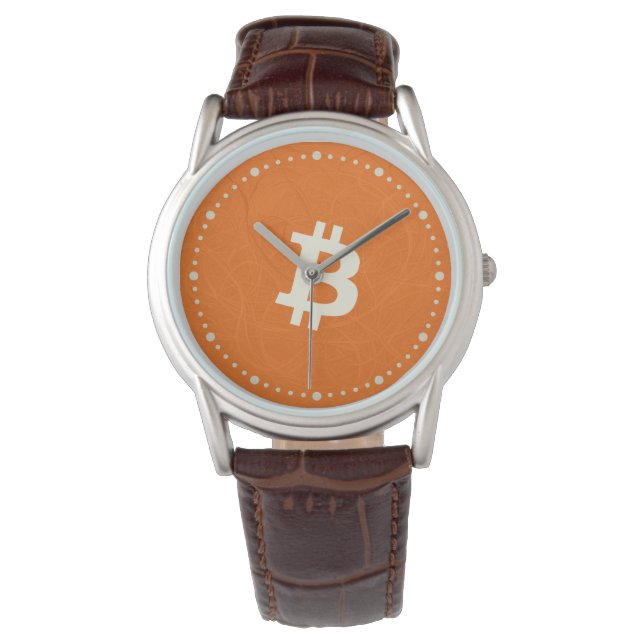 Relógio Bitcoin Classic Orange (Neuron) (Frente)