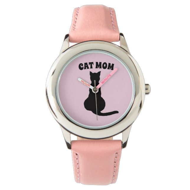RELÓGIO BLACK CAT MOM WRIST WATCH VALENTINE'S DAY (Frente)