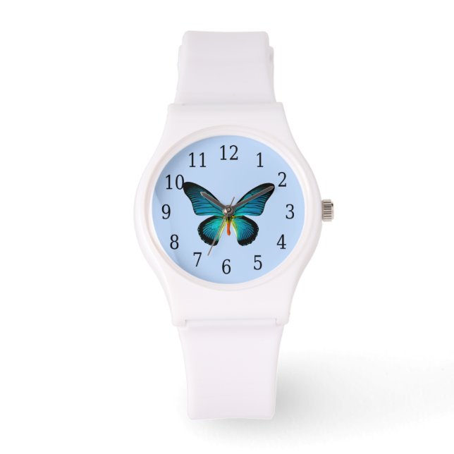 Relógio Blue Butterfly Watch (Frente)