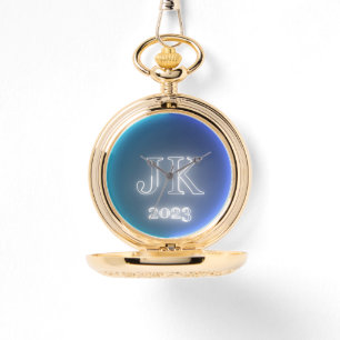 Relógio Blue Dark Blue Pocket Watch