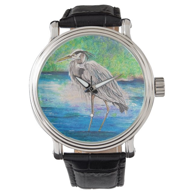 Relógio Blue Heron Watch (Frente)