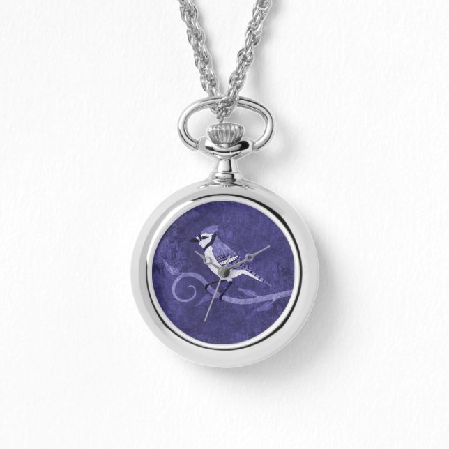 Relógio Blue Jay Necklace Watch (Frente)