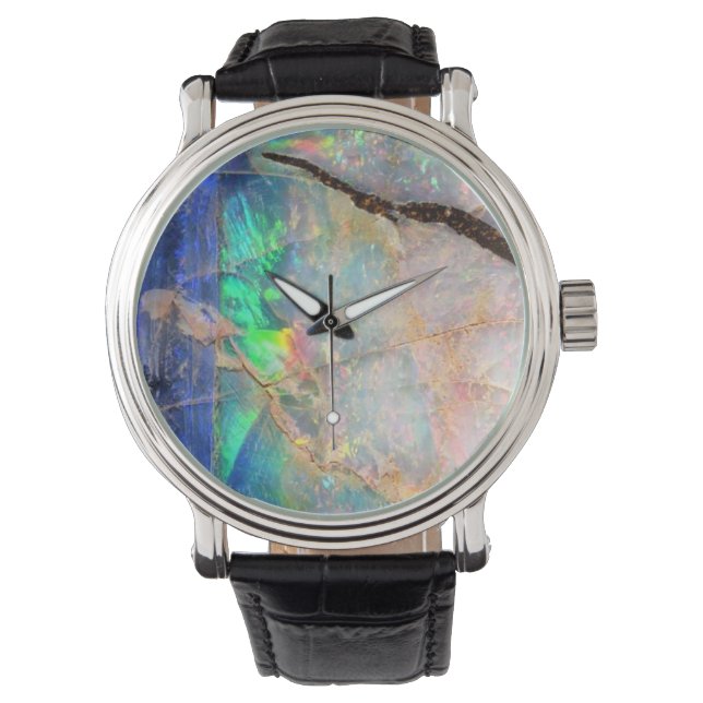 Relógio Blue Opal Impressão Watch (Frente)