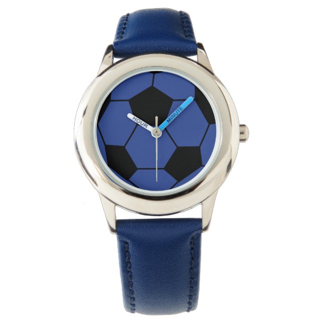 Relógio Blue Soccer Ball Wrist (Frente)