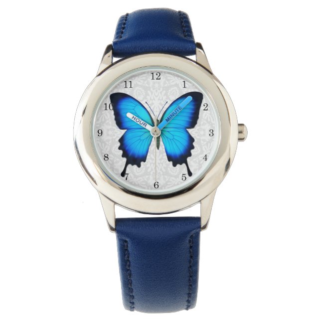 Relógio Blue Ulisses Butterfly Kids Watch (Frente)