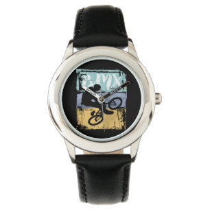 Relógio BMX Tee - Controlador de Bike BMX Retro Vintage