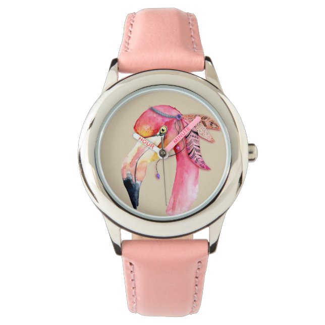 Relógio Boho Fiona Flamingo Watch (Frente)