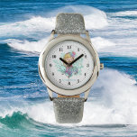 Relógio bonitinho nome de sereia de fantasia de praia<br><div class="desc">bonitinha fantasia de praia,  sereia adiciona nome</div>