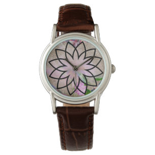 Relógio Bonito Damas Lotus Flower