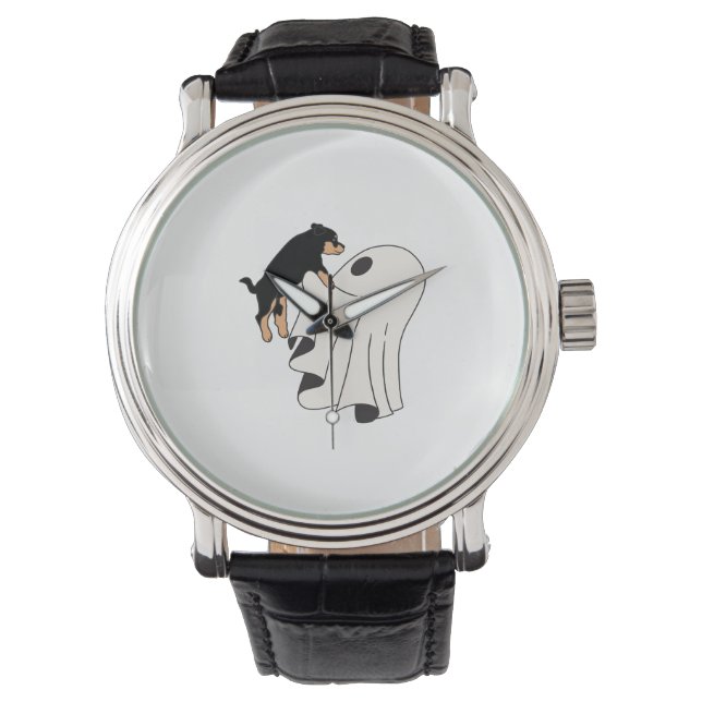 Relógio Boo Cachorro das Bruxas Spooky (Frente)