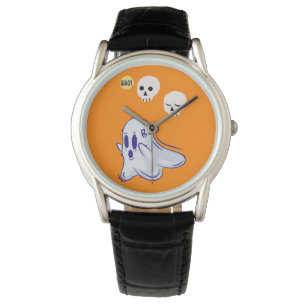 Relógio Boo Ghost UK 31 Spooky USA Skull Outubro Halloween