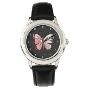 Relógio Borboleta com Rosas
