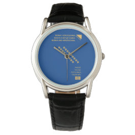 Relógio Bosnia & Herzegovina passport wristwatch