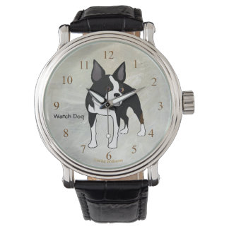 Relógio Boston Terrier Watch Dog
