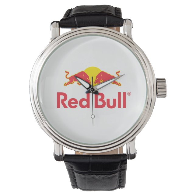 Relógio Botão do logotipo Red Bull (Frente)