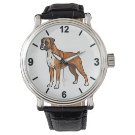 Relógio Boxer Dog Wrist Watch Cute Pet Style