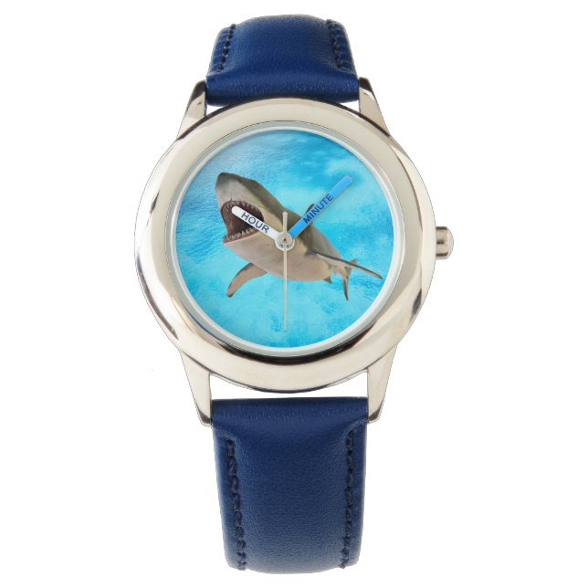 Relógio Boys Blue Excelente White Shark eWatch (Frente)