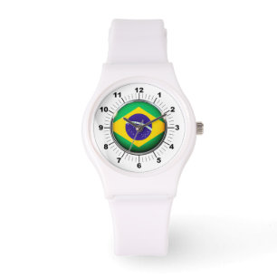 Relógio Brasil: Bandeira do Brasil Observatório do Silício