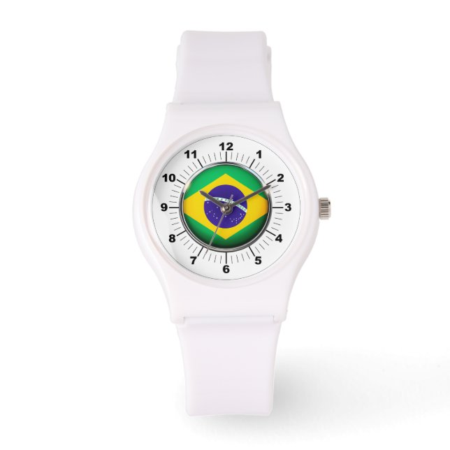 Relógio Brasil: Bandeira do Brasil Observatório do Silício (Frente)