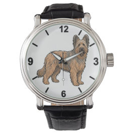 Relógio Briard Dog Wrist Watch Stylish Pet Design