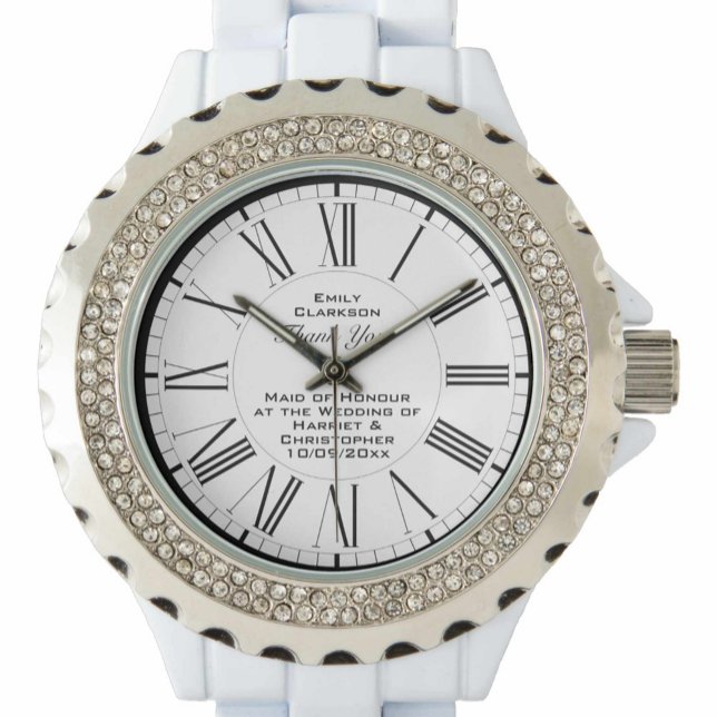 Relógio Bridesmaid ou Madrinha de casamento (Criador carregado)