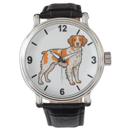 Relógio Brittany Dog Wrist Watch Sporting Pet Style