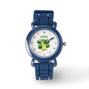Relógio Brócolis verde fofo