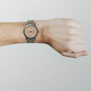 Relógio Brown Business Marca sobre o Men's Watch